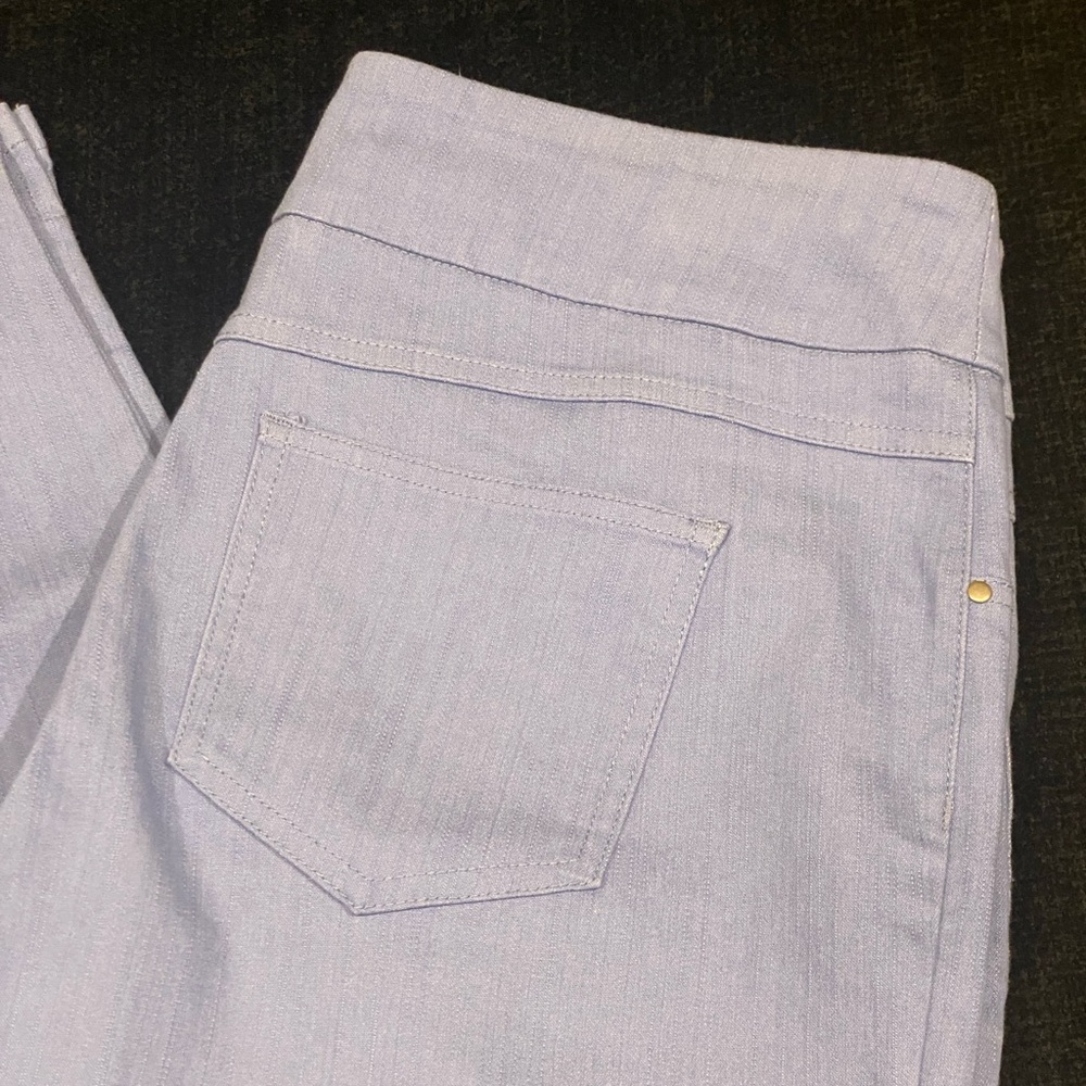 Ruby Rd. Blue Skinny Pants - Picture 3 of 6